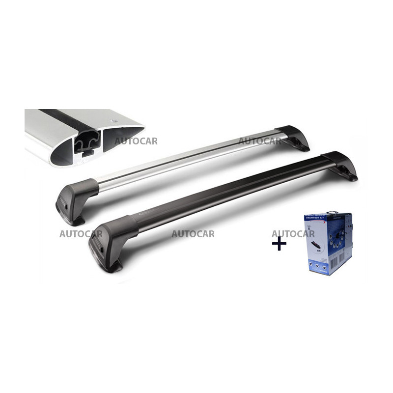Strešný nosič Whispbar uzavretý - hliníkový